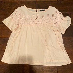 Flutter sleeve tee